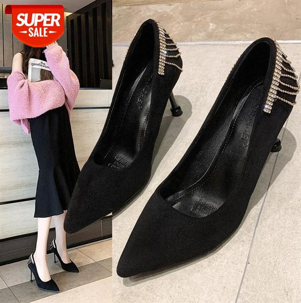 black high-heeled shoes women evening dress ladies temperament stiletto pointed shallow mouth single #nn5d
black high-heeled shoes women evening dress ladies temperament stiletto pointed shallow mouth single #nn5d