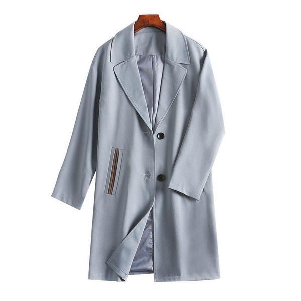 women's trench coats 2021 fashion plus size xl-5xl coat women spring autumn long sleeve windbreaker female casual blue outerwear g624, Tan;black
women's trench coats 2021 fashion plus size xl-5xl coat women spring autumn long sleeve windbreaker female casual blue outerwear g624, Tan;black