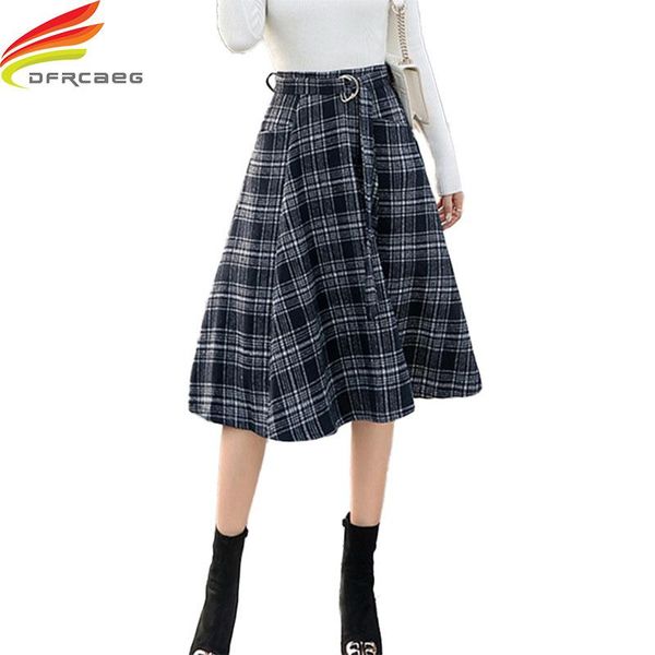 skirts high waist woolen skirt with belt autumn winter 2021 mid-calf plaid a line pleated wool streetwear ladies, Black
skirts high waist woolen skirt with belt autumn winter 2021 mid-calf plaid a line pleated wool streetwear ladies, Black