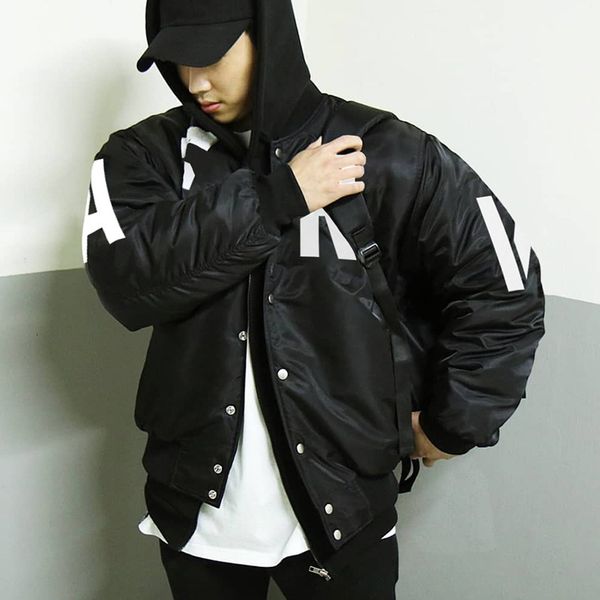 jacket men's hip hop streetwear outwear harajuku standard letter button oversize 2021 fashion man jackets uvz2, Black;brown
jacket men's hip hop streetwear outwear harajuku standard letter button oversize 2021 fashion man jackets uvz2, Black;brown