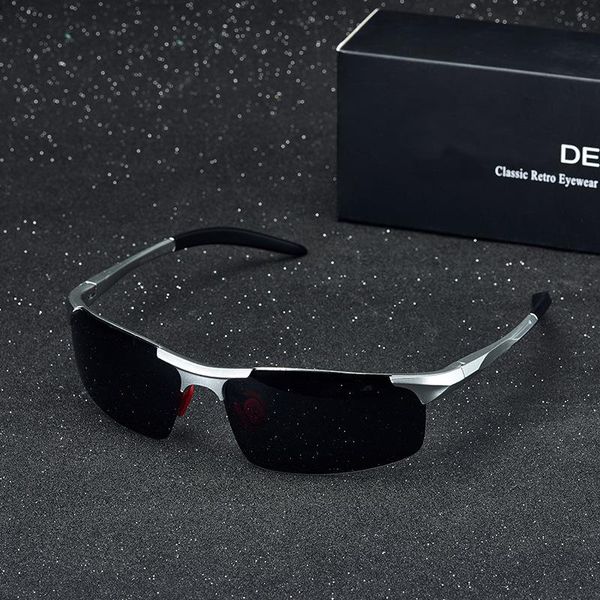 sunglasses men's polarized imitation aluminum magnesium outdoor sports uv400 summer for men, White;black
sunglasses men's polarized imitation aluminum magnesium outdoor sports uv400 summer for men, White;black