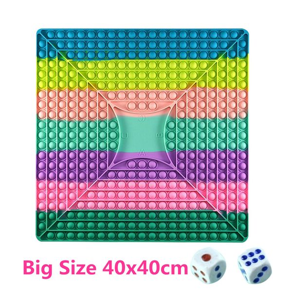 Big Size Push it Fidget Toy Giant Toy Large Rainbow Chess Board Game Stress Relieving Sensory Toy Gifts for Kids 40*40cm
Big Size Push it Fidget Toy Giant Toy Large Rainbow Chess Board Game Stress Relieving Sensory Toy Gifts for Kids 40*40cm