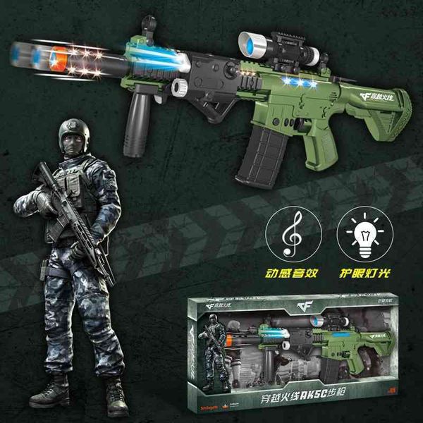 children crossing the line of fire m416 toy submachine ak47 rifle scar electric acousto-optic eight tone gun
children crossing the line of fire m416 toy submachine ak47 rifle scar electric acousto-optic eight tone gun
