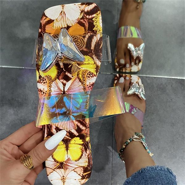 slippers summer butterfly women pvc transparent sandals jelly shoes flat slides flip flops square toe claquette femme, Black
slippers summer butterfly women pvc transparent sandals jelly shoes flat slides flip flops square toe claquette femme, Black