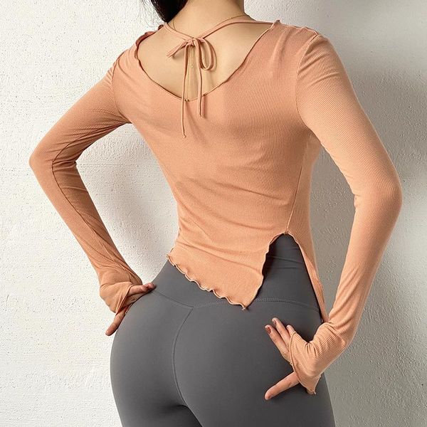 yoga outfits sports women 's quick dry running long sleeve tight fitness clothes outer wear elastic slimming autumn sexy, White;red
yoga outfits sports women 's quick dry running long sleeve tight fitness clothes outer wear elastic slimming autumn sexy, White;red