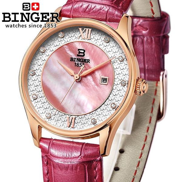 wristwatches switzerland binger watches women fashion luxury ladies watch leather strap ultra-thin quartz diamond female b3027-2, Slivery;brown
wristwatches switzerland binger watches women fashion luxury ladies watch leather strap ultra-thin quartz diamond female b3027-2, Slivery;brown