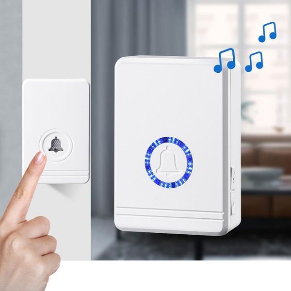 smart wireless adjustable volume doorbell comes with 48 songs waterproof touch type welcome 400 meters remote receiver1
smart wireless adjustable volume doorbell comes with 48 songs waterproof touch type welcome 400 meters remote receiver1