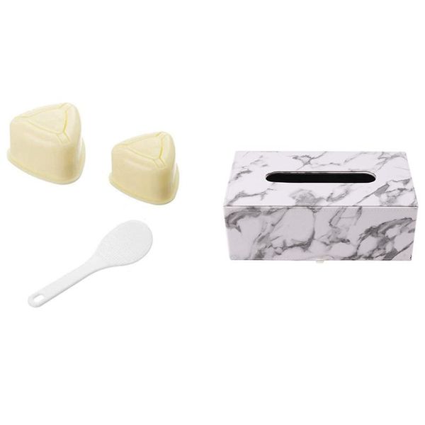 tissue boxes & napkins white marble pattern jewelry el paper box with 3pcs onigiri mold triple-cornered, bento or sushi
tissue boxes & napkins white marble pattern jewelry el paper box with 3pcs onigiri mold triple-cornered, bento or sushi