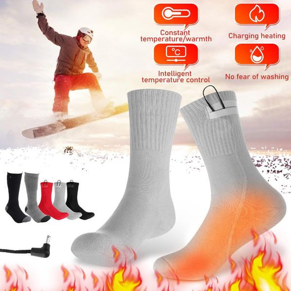 sports socks 1 pair electric heated winter thermal skiing nano fiber wire heating keep warming sock men women, Black
sports socks 1 pair electric heated winter thermal skiing nano fiber wire heating keep warming sock men women, Black