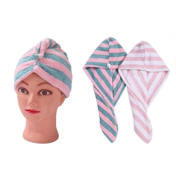 towel for long hair soft lightweight skin-friendly shower cap striped quick dry women|girls
towel for long hair soft lightweight skin-friendly shower cap striped quick dry women|girls