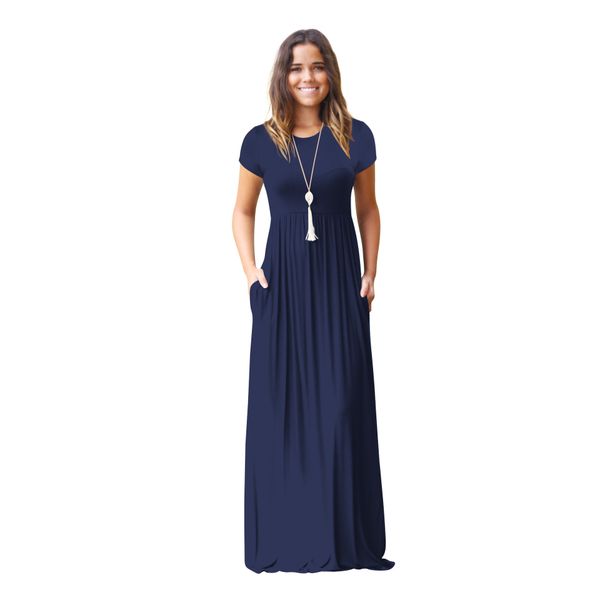 factory9r2z long 2019 summer women's skirt new short solid sleeve pocket dress, White;black
factory9r2z long 2019 summer women's skirt new short solid sleeve pocket dress, White;black