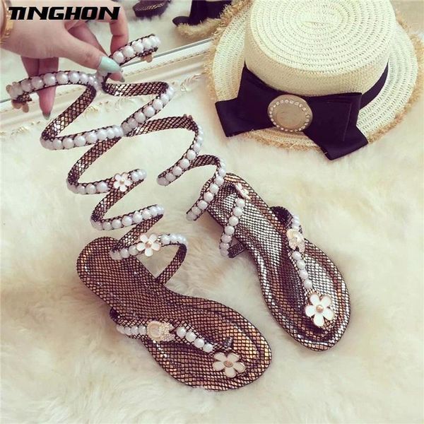 arrive snake women summer shoes sandals pearl flowers around gladiator sandal boots 35-46, Black
arrive snake women summer shoes sandals pearl flowers around gladiator sandal boots 35-46, Black