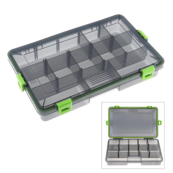 waterproof & seal 28cm x 18cm 5cm activity 11 compartments 4 lock fishing tackle box for hook swivel ring lures accessories
waterproof & seal 28cm x 18cm 5cm activity 11 compartments 4 lock fishing tackle box for hook swivel ring lures accessories
