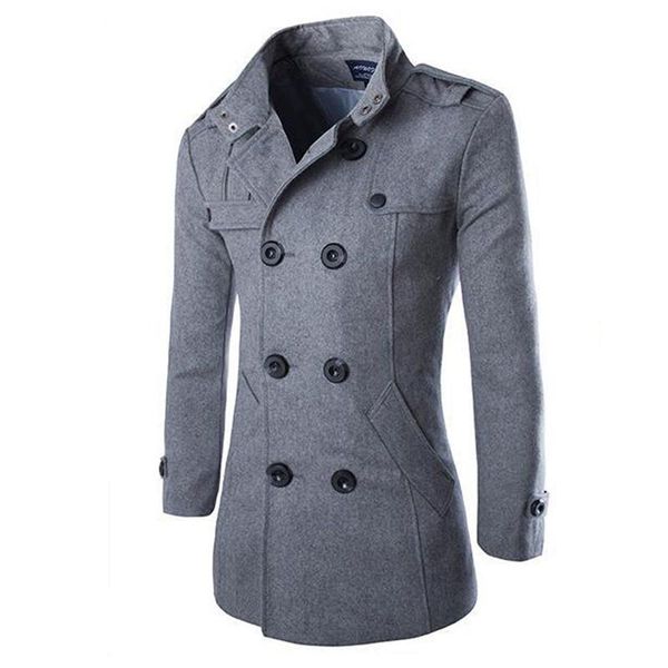 men's trench coats 2021 men wool & blends mens casual business coat leisure overcoat male double-breasted dust jackets, Tan;black
men's trench coats 2021 men wool & blends mens casual business coat leisure overcoat male double-breasted dust jackets, Tan;black