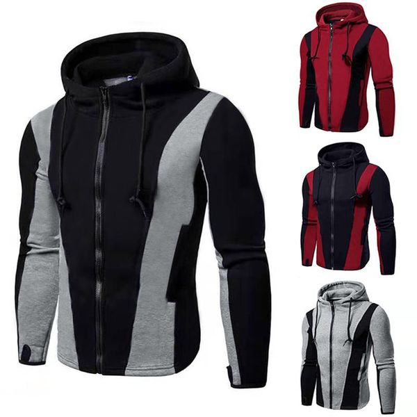 men's hoodies & sweatshirts men casual long sleeve patchwork pullover hooded sweatshirt, Black
men's hoodies & sweatshirts men casual long sleeve patchwork pullover hooded sweatshirt, Black