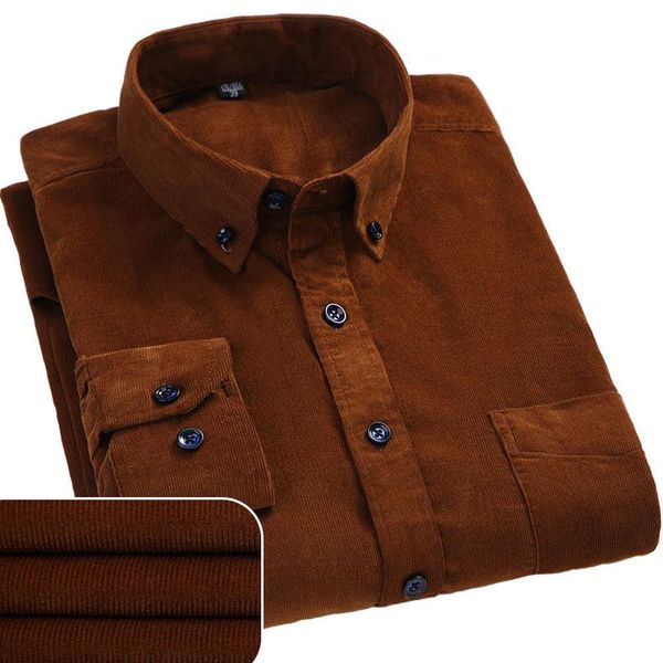 autumn and winter plus size warm 100% cotton corduroy long sleeve button collar fashion solid color casual shirt men's shirts, White;black
autumn and winter plus size warm 100% cotton corduroy long sleeve button collar fashion solid color casual shirt men's shirts, White;black