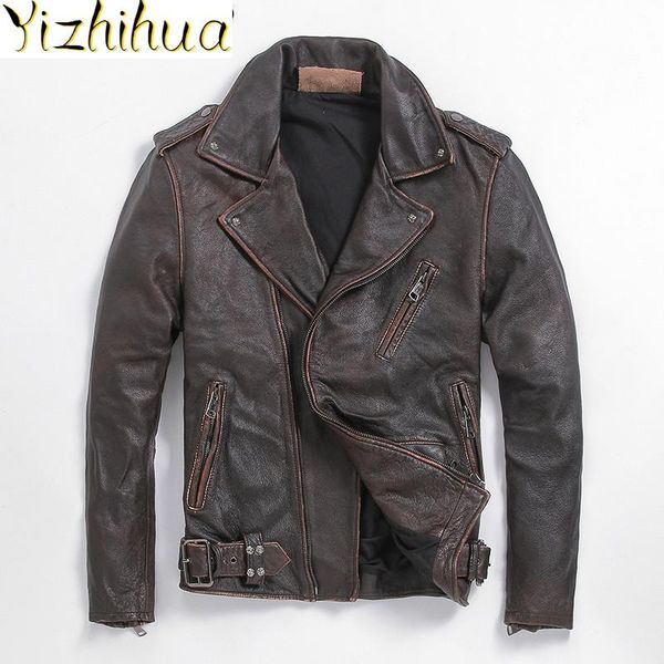 men's leather & faux azazel real jacket men vintage 200% cow coat plus size genuine motorcycle 2021 l-z-6 kj4324, Black
men's leather & faux azazel real jacket men vintage 200% cow coat plus size genuine motorcycle 2021 l-z-6 kj4324, Black