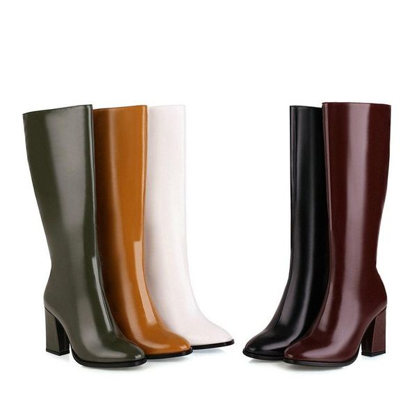 boots yellow green white black women knee high pu leather pointed toe ladies long short plush winter
boots yellow green white black women knee high pu leather pointed toe ladies long short plush winter
