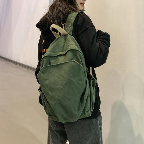 backpack teenager korean style fast fashion cotton 2021 student casual tide high street canvas fabric school book daily daypack
backpack teenager korean style fast fashion cotton 2021 student casual tide high street canvas fabric school book daily daypack
