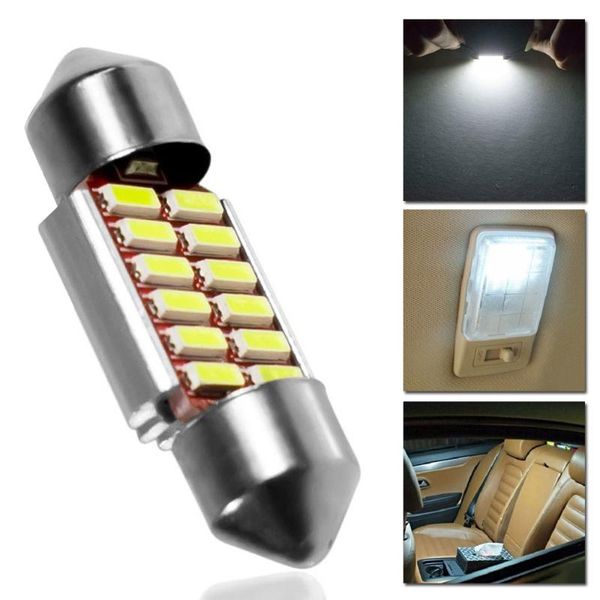 accessory car lights bulb c5w c10w super bright 6500k 180lm replacement parts led emergency