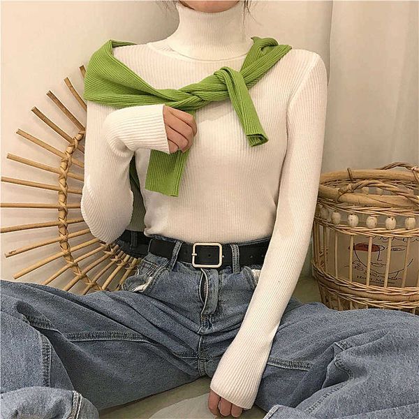 autumn and winter turtleneck knit #039;s slim padded long-sleeved casual wild warm korean stretch sweater 210604, White
autumn and winter turtleneck knit #039;s slim padded long-sleeved casual wild warm korean stretch sweater 210604, White