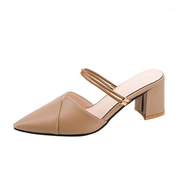 sandals sagace summer women's slippers round pointed slip-on fashion high-heeled square heel casual ladies' shoes 2021 x12201, Black
sandals sagace summer women's slippers round pointed slip-on fashion high-heeled square heel casual ladies' shoes 2021 x12201, Black