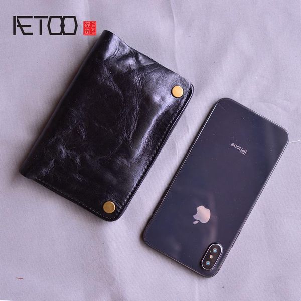 wallets aetoo textured hand-polished wallet, retro first layer cowhide men's casual trendy thin wallet, Red;black
wallets aetoo textured hand-polished wallet, retro first layer cowhide men's casual trendy thin wallet, Red;black