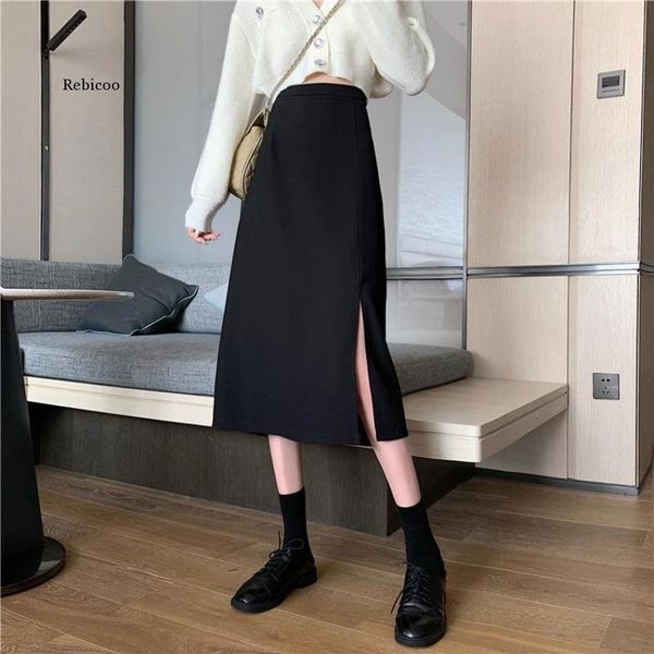 skirts ladies skirt black high waist side slit stretch tight a-line retro elegant wild simple fashion
skirts ladies skirt black high waist side slit stretch tight a-line retro elegant wild simple fashion