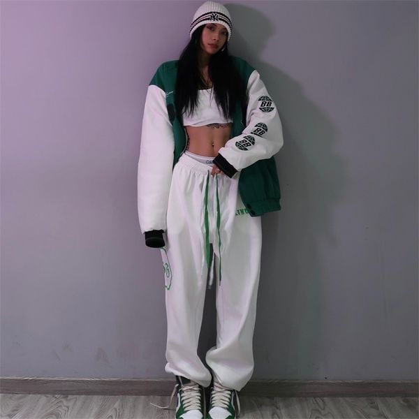 houzhou jogging sweatpants women spring korean fashion white joggers sports pants harajuku casual loose oversize trousers 211118, Black;white
houzhou jogging sweatpants women spring korean fashion white joggers sports pants harajuku casual loose oversize trousers 211118, Black;white