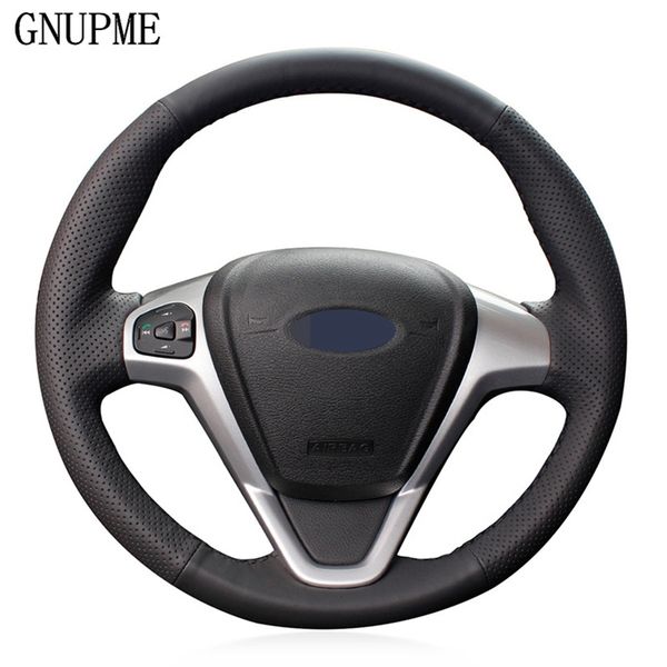 diy hand-stitched black artificial leather car steering wheel cover for ecosport 2014-2017 fiesta 2008-2017
diy hand-stitched black artificial leather car steering wheel cover for ecosport 2014-2017 fiesta 2008-2017