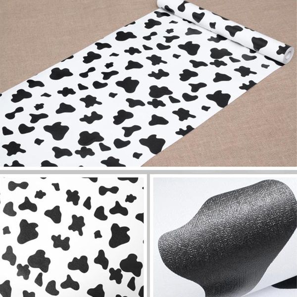 black and white wallpaper roll self adhesive peel stick wall paper removable waterproof shelf liner cow pattern wallpapers
black and white wallpaper roll self adhesive peel stick wall paper removable waterproof shelf liner cow pattern wallpapers