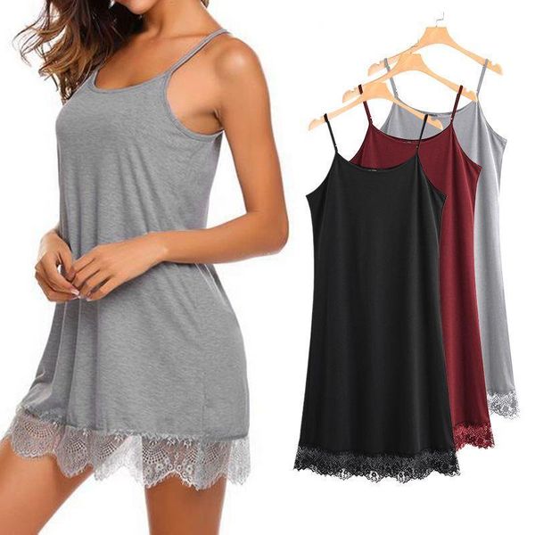 short womens sleepwears sleepwear solid women summer lace stitching elegant sleeveless o neck straps sets casual dress 5xl, Black;red
short womens sleepwears sleepwear solid women summer lace stitching elegant sleeveless o neck straps sets casual dress 5xl, Black;red
