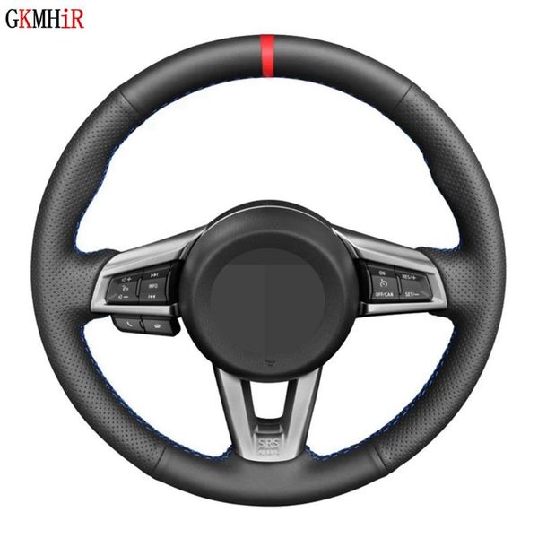 steering wheel covers hand-stitched non-slip black genuine leather red marker car cover for mx-5 mx5 2021
steering wheel covers hand-stitched non-slip black genuine leather red marker car cover for mx-5 mx5 2021