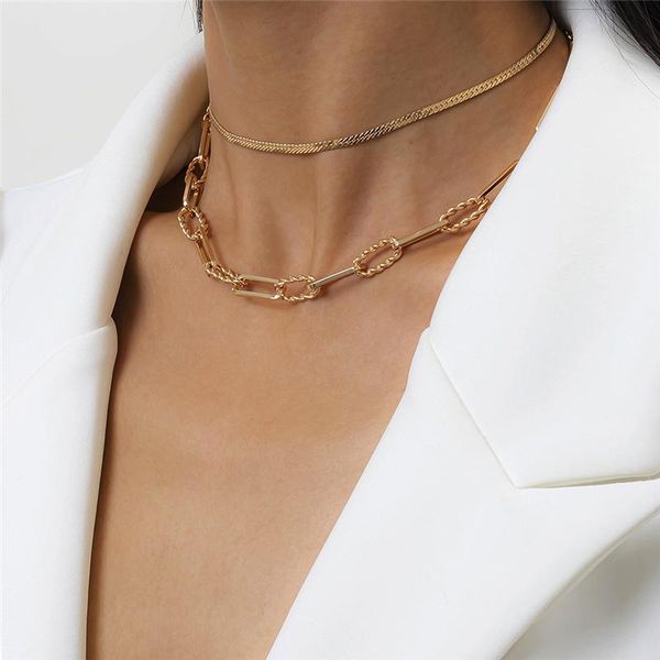 chokers women punk snake chain necklace geometric layered hollow vintage choker female hip hop goth jewelry girls gifts 2021, Golden;silver
chokers women punk snake chain necklace geometric layered hollow vintage choker female hip hop goth jewelry girls gifts 2021, Golden;silver