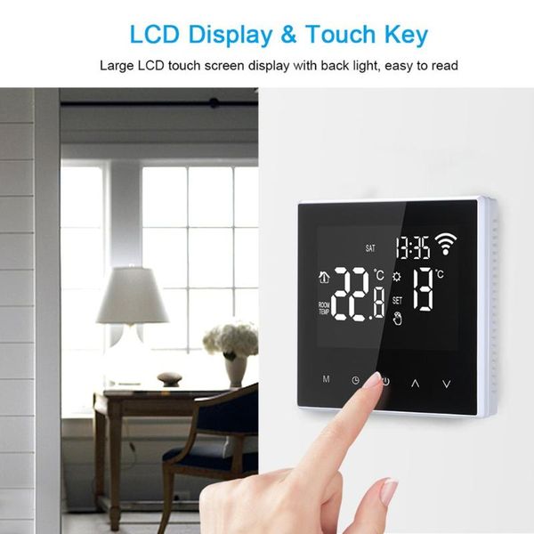 smart home control thermostat programmable temperature controller for electric underfloor heating with lcd screen life
smart home control thermostat programmable temperature controller for electric underfloor heating with lcd screen life