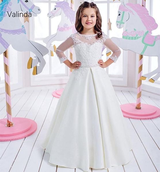 girl's dresses 3/4 sleeves ivory flower girl first communion birthday party kids couture, Red;yellow
girl's dresses 3/4 sleeves ivory flower girl first communion birthday party kids couture, Red;yellow