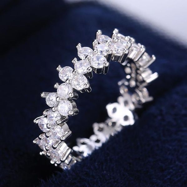 wedding rings caoshi trendy zirconia crystal finger for women silver color party accessories jewelry gift, Slivery;golden
wedding rings caoshi trendy zirconia crystal finger for women silver color party accessories jewelry gift, Slivery;golden