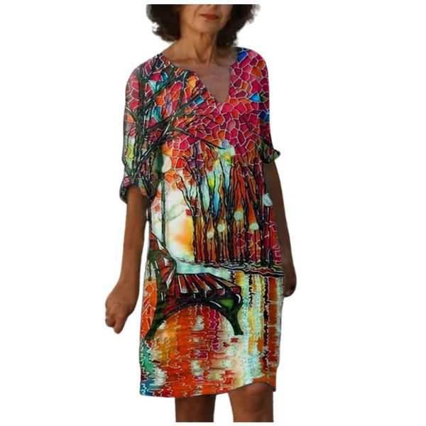 casual dresses women's bohemian style print plus size medium length long-sleeved v-neck dress vetement femme 2021, Black;gray
casual dresses women's bohemian style print plus size medium length long-sleeved v-neck dress vetement femme 2021, Black;gray