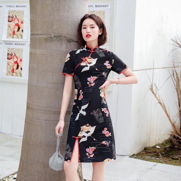 ethnic clothing 2021 summer fashion chinese dress qipao cheongsam plus size women oriental style dresses costume black split qi pao, Red
ethnic clothing 2021 summer fashion chinese dress qipao cheongsam plus size women oriental style dresses costume black split qi pao, Red