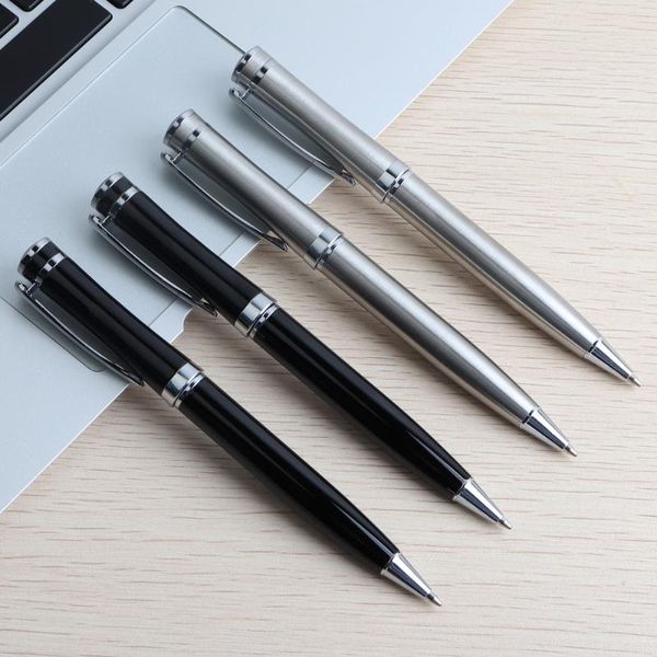1pcs genkky office ballpoint pen stainless steel material rotating style ball pens for school gift stationery supplies, Blue;orange
1pcs genkky office ballpoint pen stainless steel material rotating style ball pens for school gift stationery supplies, Blue;orange