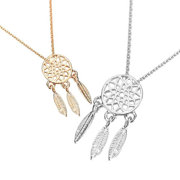 catching dream catcher feather clavicle necklace ladies creative personality hollow neck accessories pendant necklaces, Silver
catching dream catcher feather clavicle necklace ladies creative personality hollow neck accessories pendant necklaces, Silver