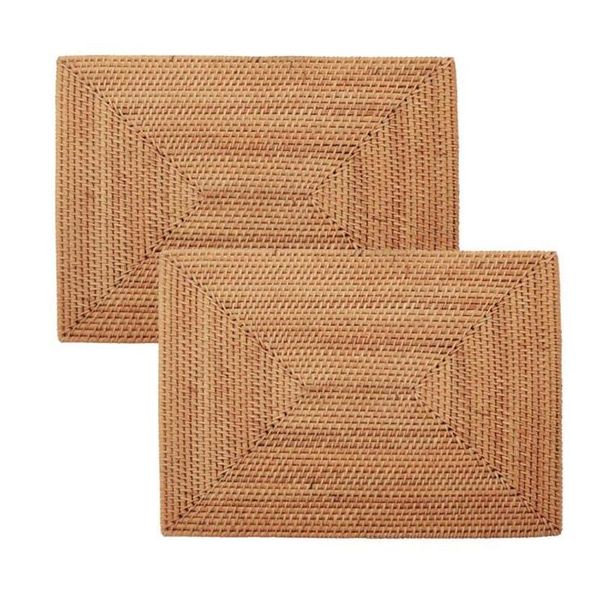 mats & pads 2 pcs table non slip rattan placemats dining heat resistant woven place insulation
mats & pads 2 pcs table non slip rattan placemats dining heat resistant woven place insulation