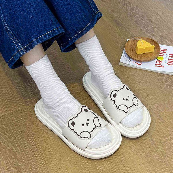 thick platform home women fashion summer indoor beach slippers bear house soft flat ladies sandals bathroom anti-slip man shoes y220214, Black
thick platform home women fashion summer indoor beach slippers bear house soft flat ladies sandals bathroom anti-slip man shoes y220214, Black