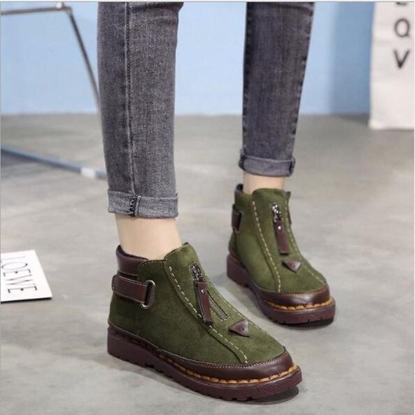boots short women 2021 winter british style ladies cotton shoes flat bottom fashion, Black
boots short women 2021 winter british style ladies cotton shoes flat bottom fashion, Black