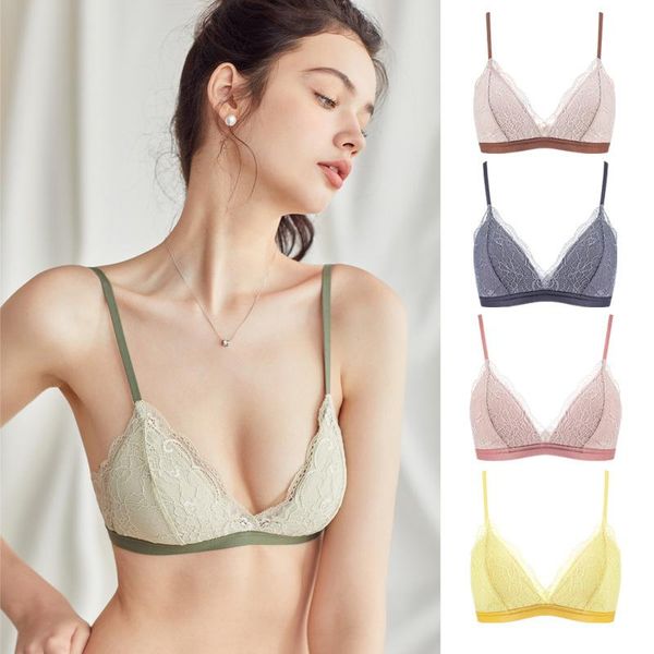 bras teenage slim breasts gathered french triangle cup lingerie set xia lady bra lace student, Red;black
bras teenage slim breasts gathered french triangle cup lingerie set xia lady bra lace student, Red;black