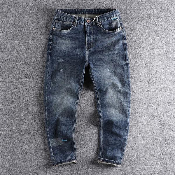 men's jeans 2021 embroidery embellishment slim little feet versatile autumn youth long pants trouser 291, Blue
men's jeans 2021 embroidery embellishment slim little feet versatile autumn youth long pants trouser 291, Blue