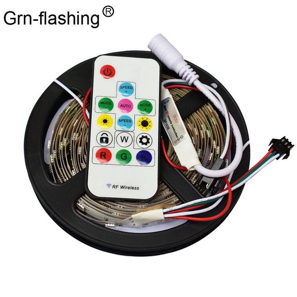 2811 ic smd independent addressable rgb led pixels strip 30leds/m dream magic color with control strips
2811 ic smd independent addressable rgb led pixels strip 30leds/m dream magic color with control strips