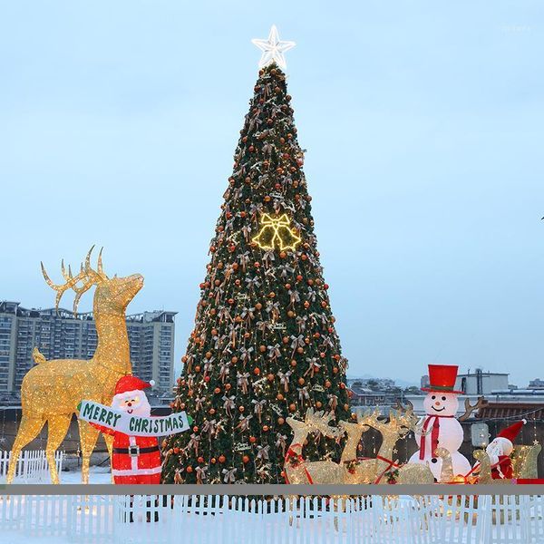 christmas decorations gy large tree package 3/4/5/6/8 m outdoor frame luxury luminous el arrangement