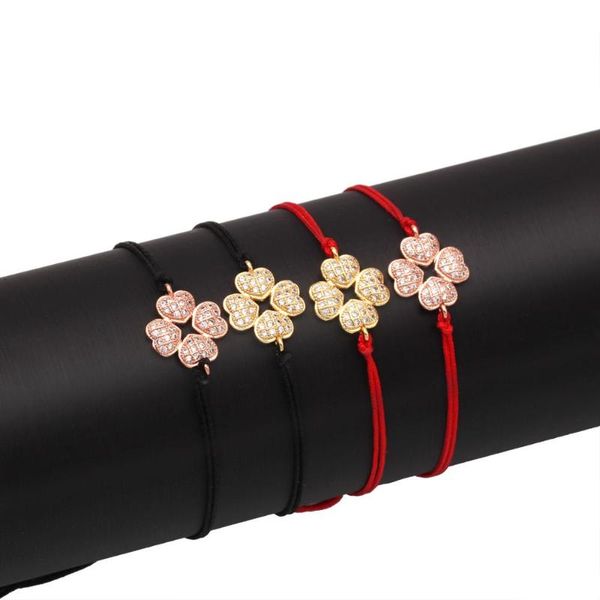 charm bracelets white cubic zirconia stones lucky clover love heart bracelet women gold-color copper cz red string handmade jewelry gift, Golden;silver
charm bracelets white cubic zirconia stones lucky clover love heart bracelet women gold-color copper cz red string handmade jewelry gift, Golden;silver