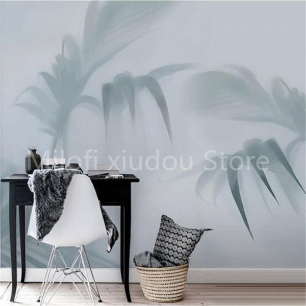 milofi custom 3d wallpaper mural modern minimalist tropical plant wall covering living room bedroom wallpapers
milofi custom 3d wallpaper mural modern minimalist tropical plant wall covering living room bedroom wallpapers